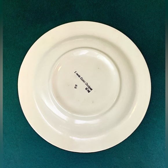 1996 Vintage Laurie Gates Safari Animal Print Salad Plate - Picture 9 of 12